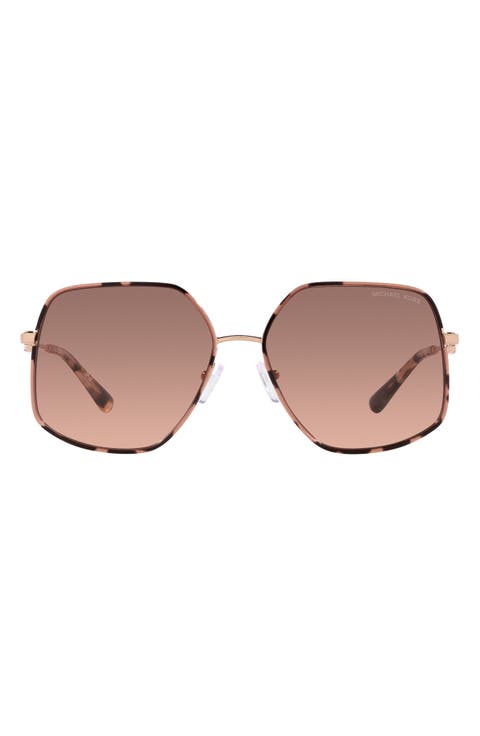 Empire 59mm Gradient Butterfly Sunglasses
