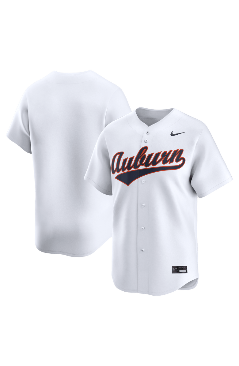 Nike Men's Nike White Auburn Tigers Home Limited Baseball Jersey, Main, color, White
