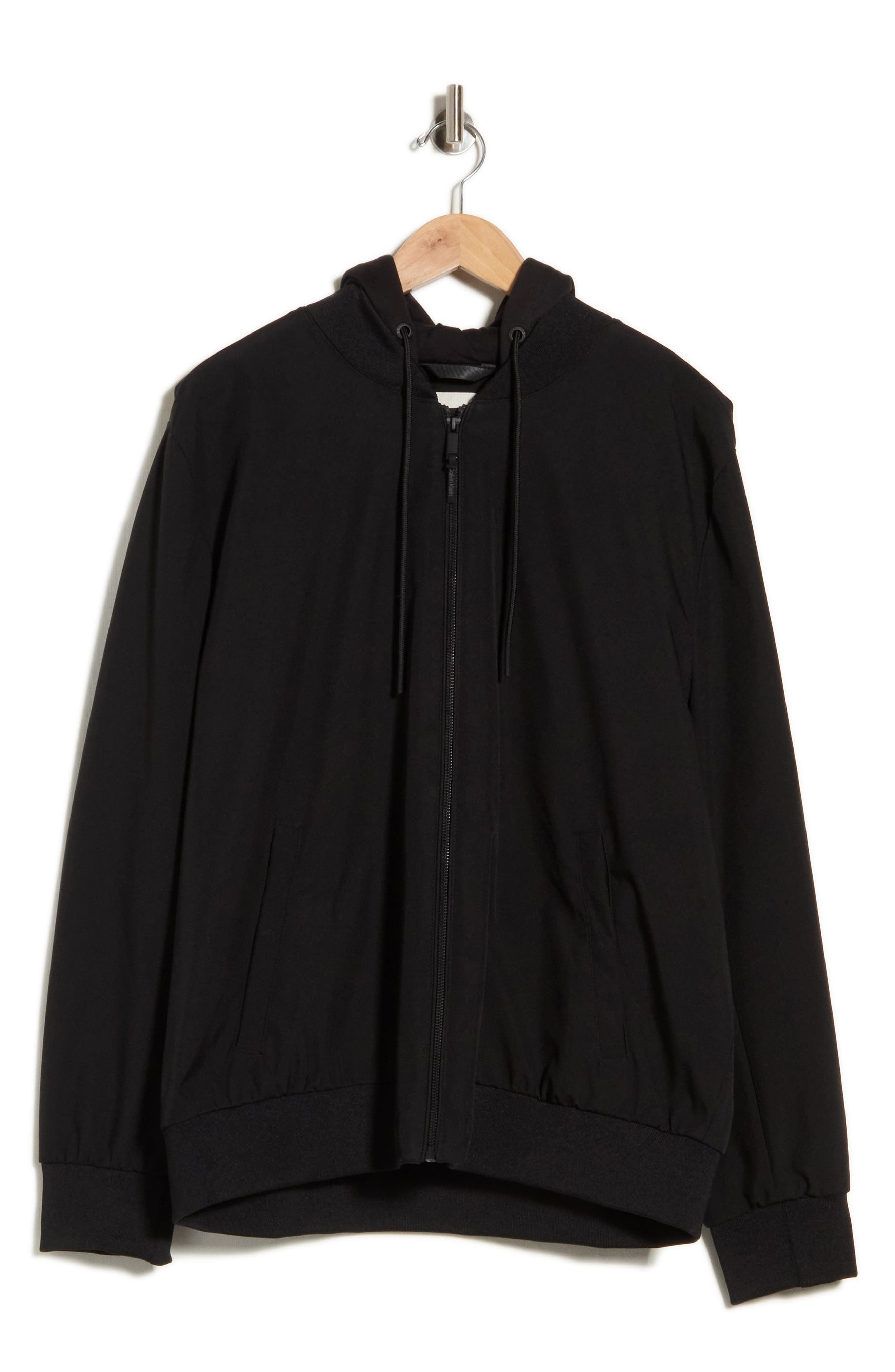 Softshell Knit Bomber Hoodie