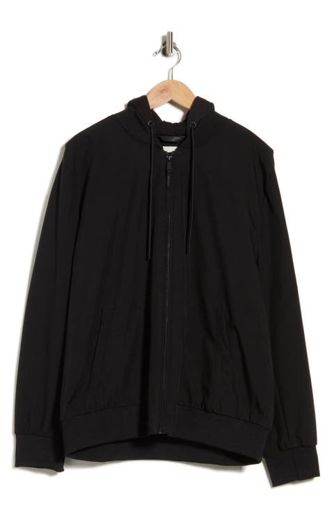 Softshell Knit Bomber Hoodie