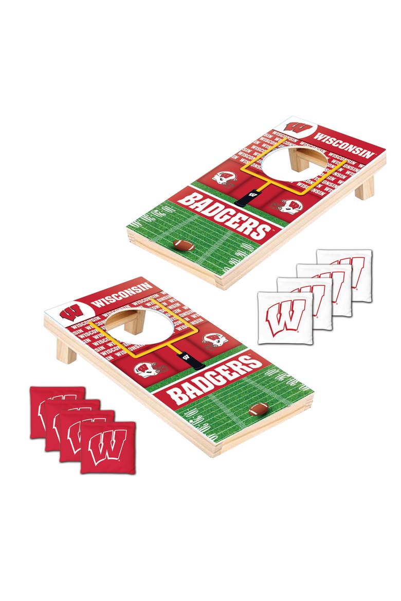 Wisconsin Badgers NCAA Tabletop Cornhole, Alternate, color, Multicolor