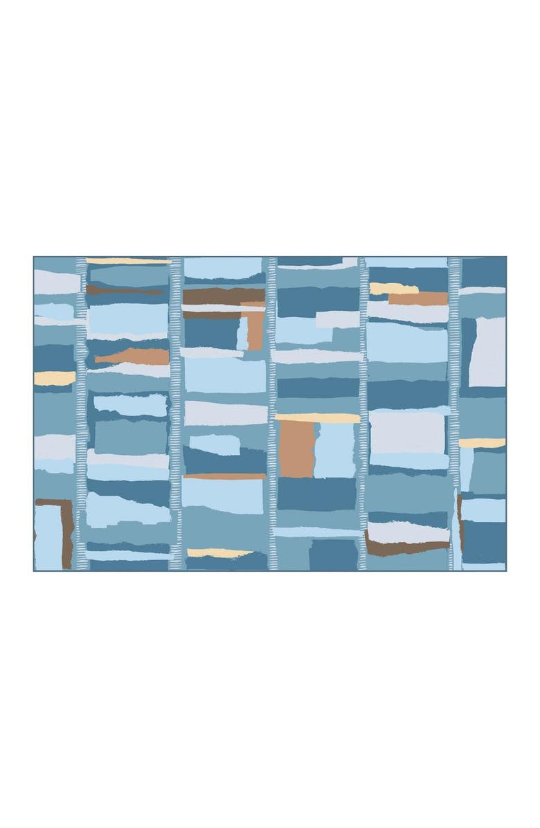 Kaplan Early Learning Company Mountain Clouds Carpet - 4' x 6' Rectangle, Main, color, 