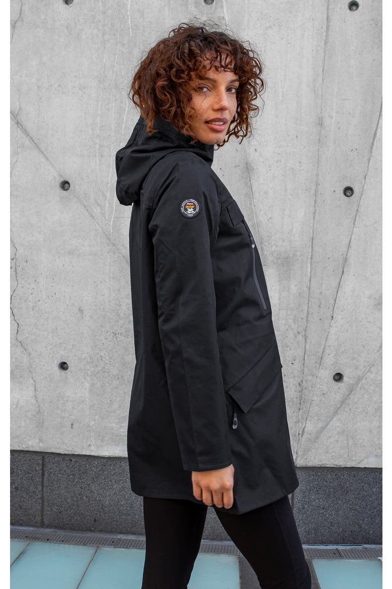 Chelsea Women's Rain jacket, Alternate, color, Black