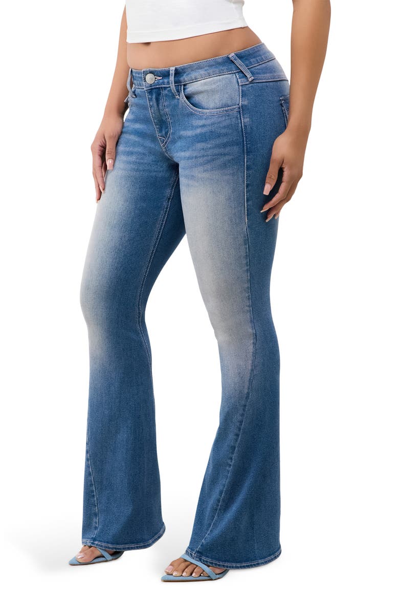 Joey Mid Rise Flare Jeans, Alternate, color, LIGHT BIG SKY COUNTRY WASH