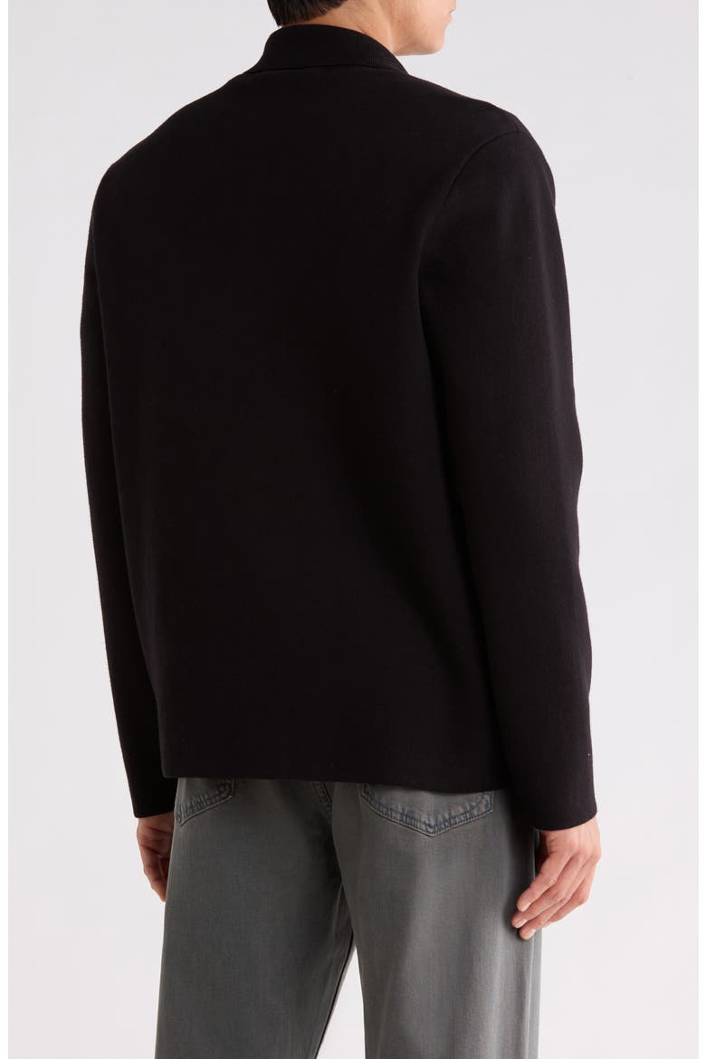 Hunter Knit Shirt Jacket, Alternate, color, BLACK