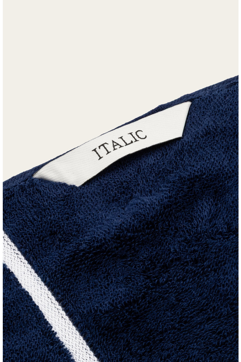 Miramar 12-Piece Bath Towel Family Set, Alternate, color, Navy / White