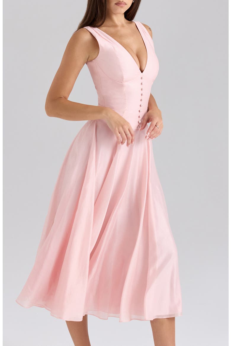 Samira Midi Dress, Alternate, color, PINK