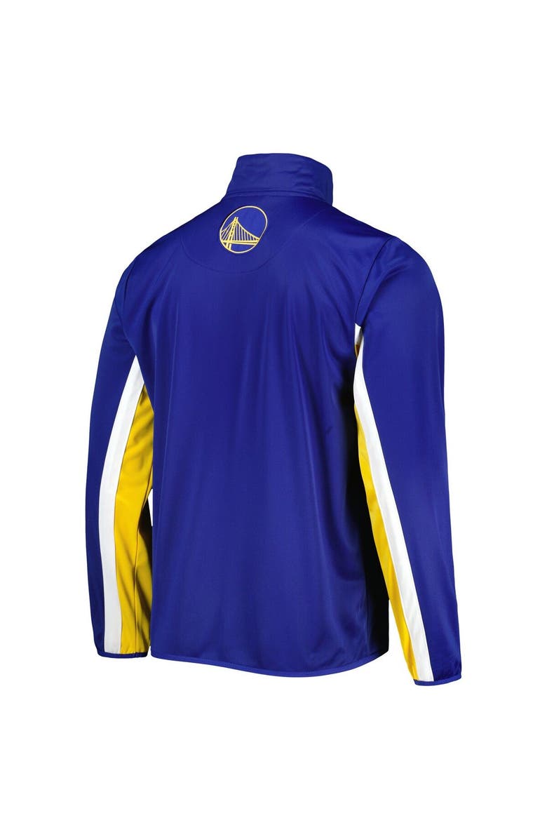 G-III SPORTS BY CARL BANKS Men's G-III Sports by Carl Banks Royal Golden State Warriors Contender Wordmark Full-Zip Track Jacket, Alternate, color, Royal