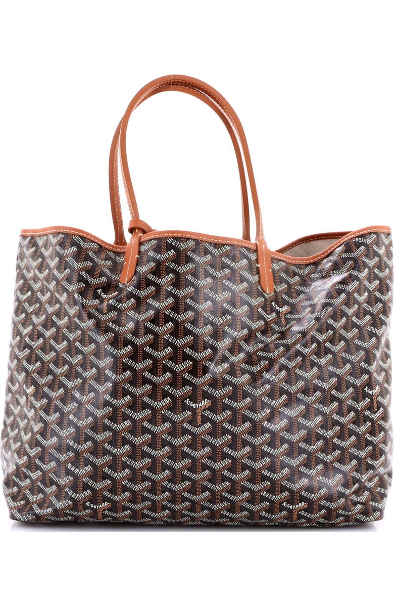 Pre-Owned Goyard Saint Louis Tote Coated Canvas PM, Alternate, color, Black