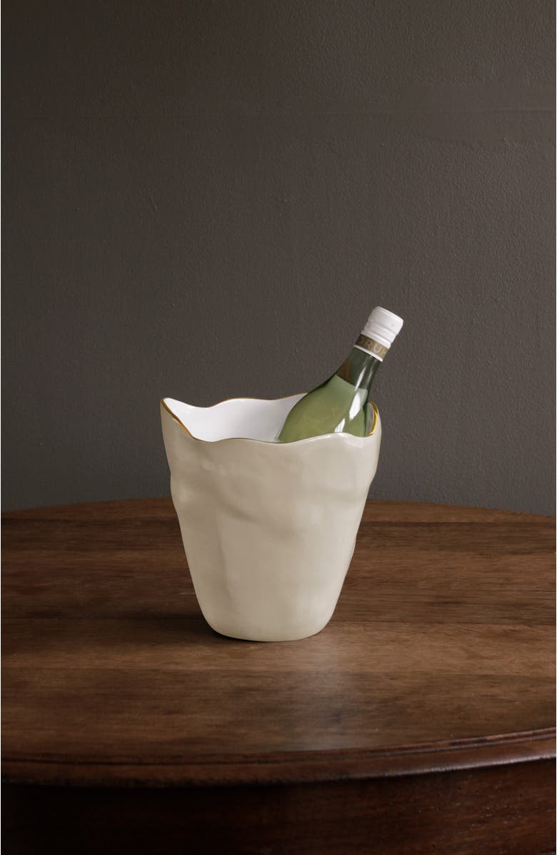 BEATRIZ BALL Collection ENCANTO Soho Large Ice Bucket, Alternate, color, Cream And White