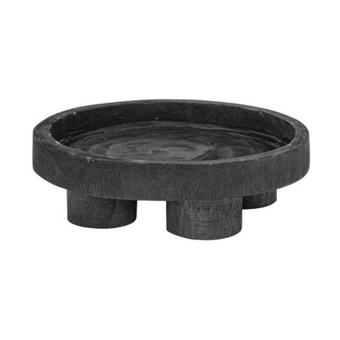Paulownia Wood Pedestal Tray