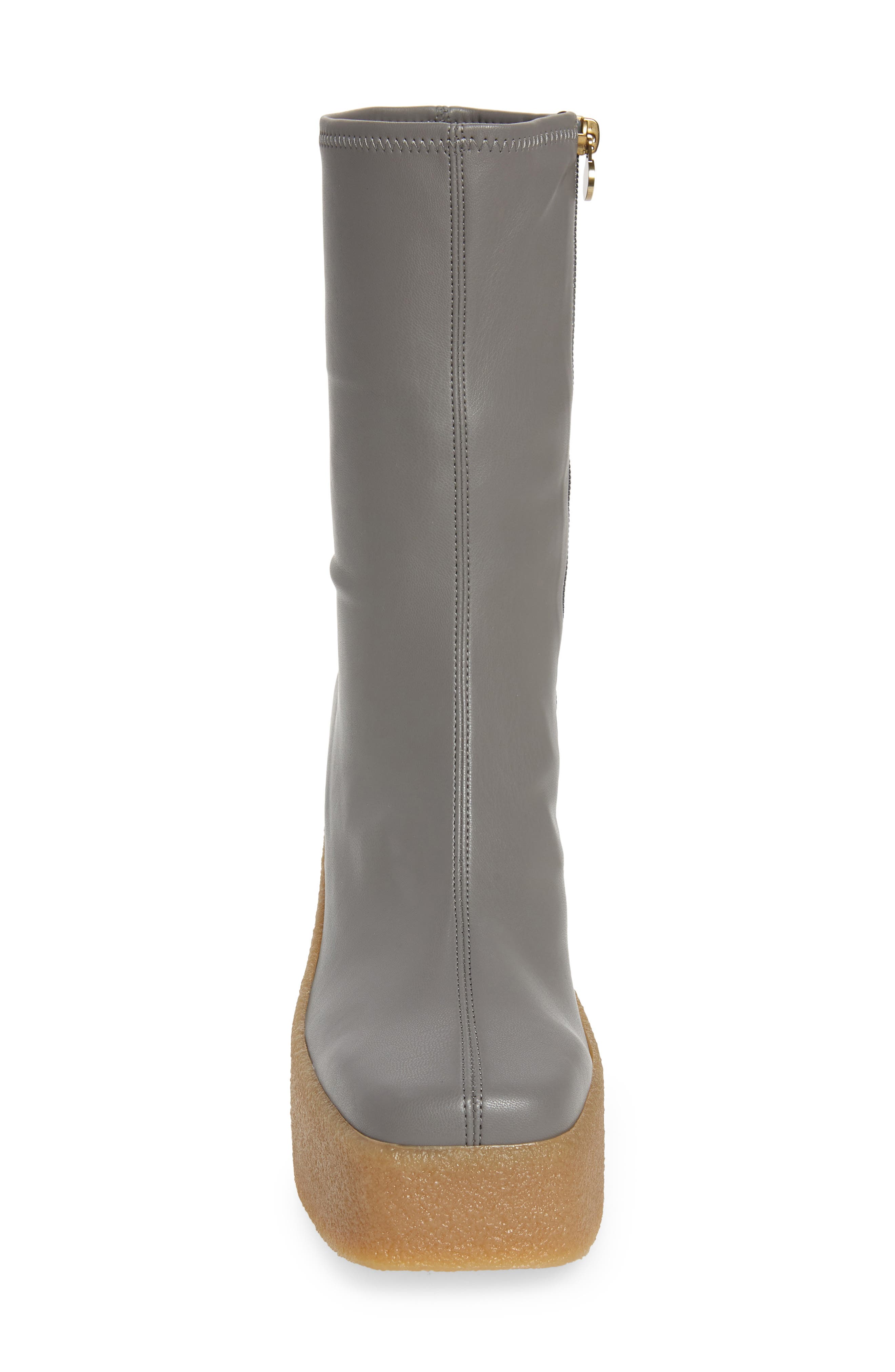 Stella McCartney Skyla Square Toe Platform Boot, Alternate, color, 