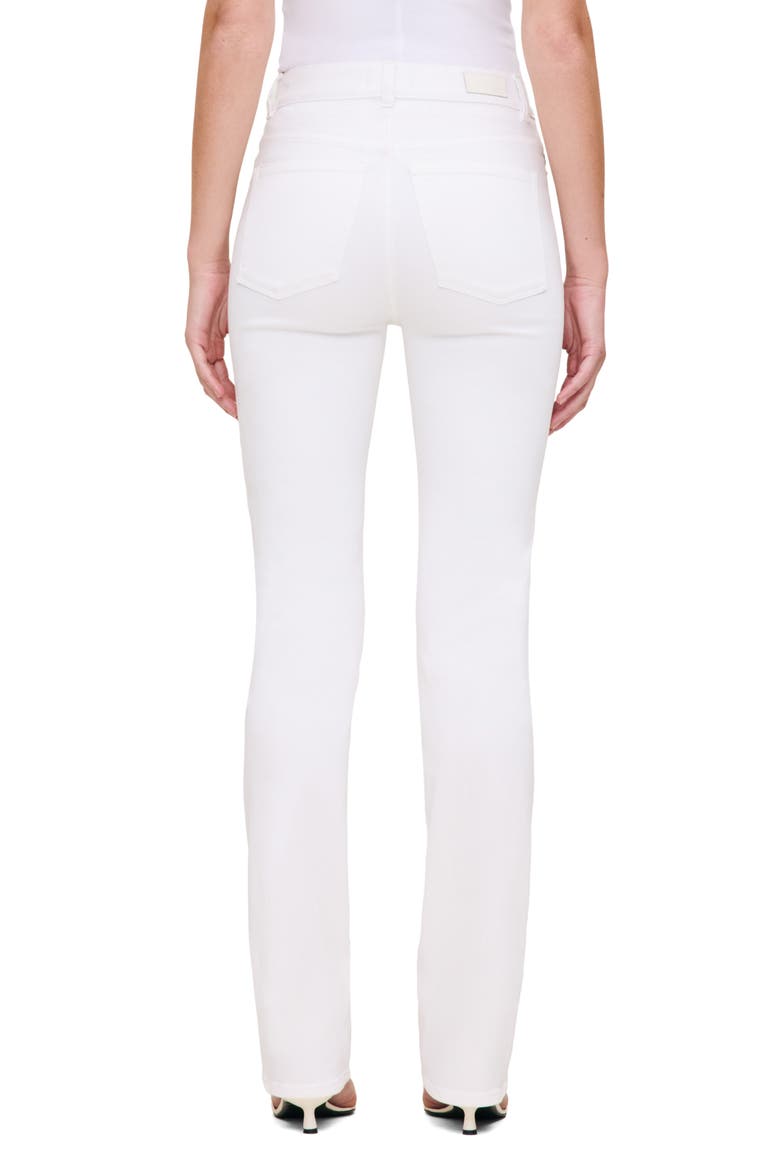 Halle Straight Leg High Rise Instasculpt Jeans, Alternate, color, WHITE DL AIRBRUSHED