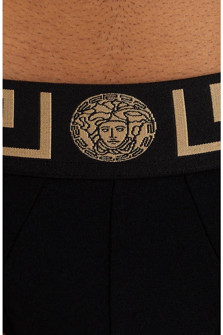Greca Border Jockstrap, Alternate, color, BLACK/ GOLD