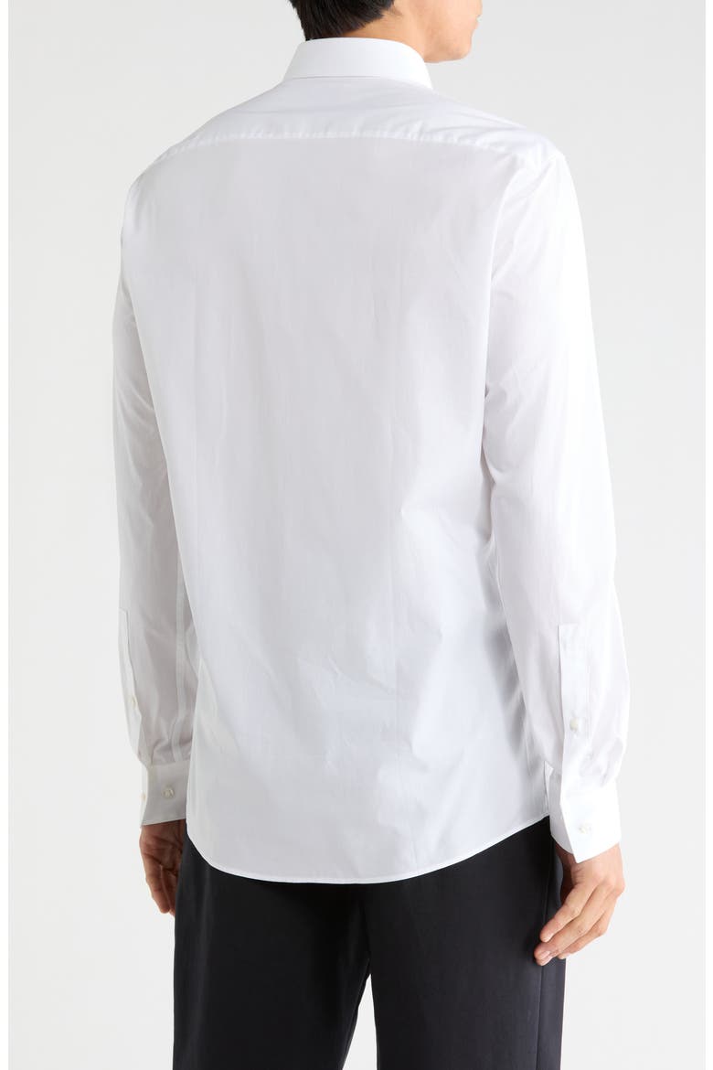 Valerio Solid Cotton Button-Up Shirt, Alternate, color, OPEN WHITE