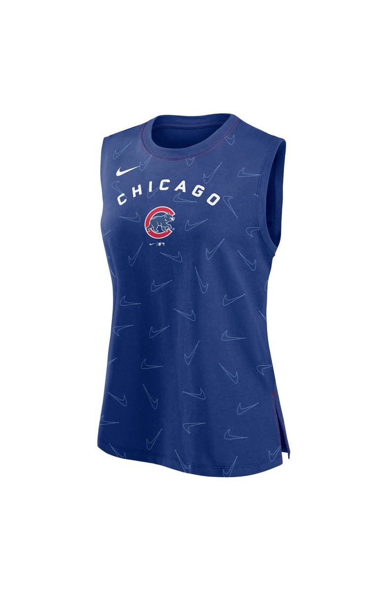 Nike Women's Nike Royal Chicago Cubs Muscle Play Tank Top, Alternate, color, 