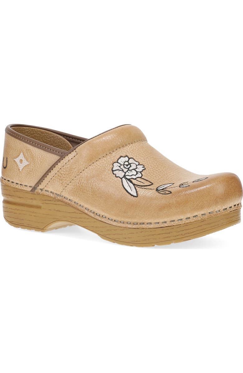Dansko x Jenni Earle Platform Clog, Main, color, Honey Distressed