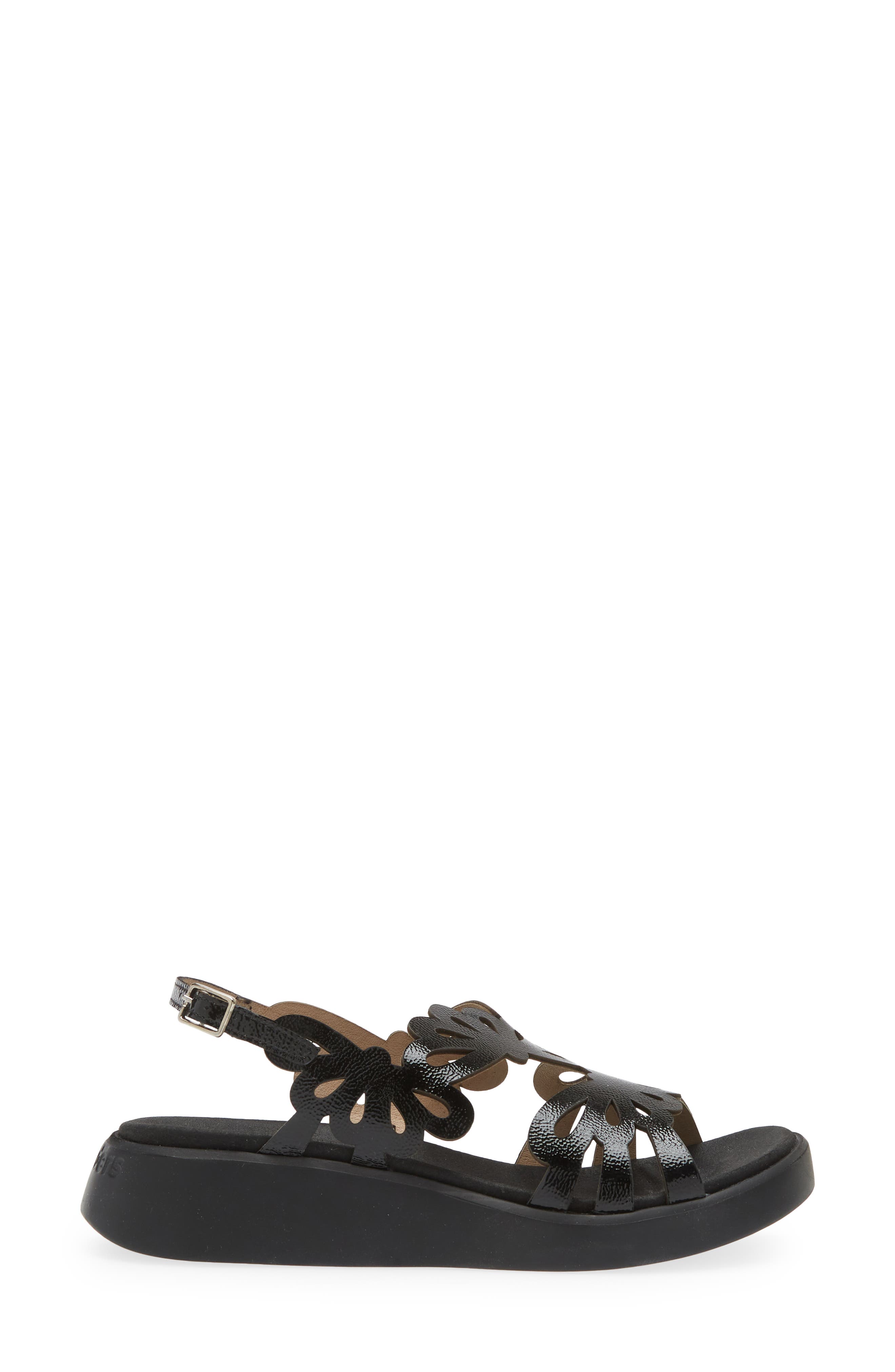 Wonders Platform Slingback Sandal, Alternate, color, 