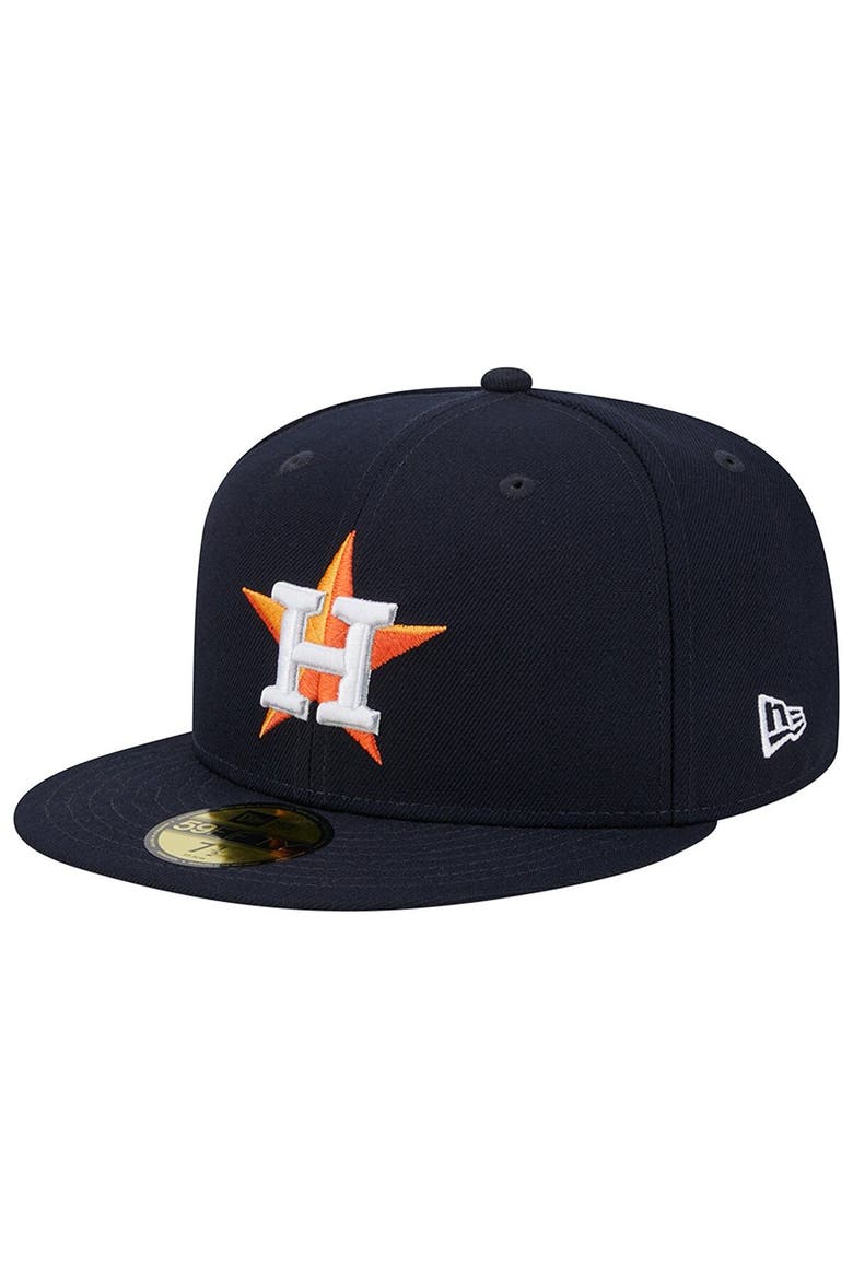 Men's New Era Navy Houston Astros  2017 World Series Team Color 59FIFTY Fitted Hat, Alternate, color, Navy