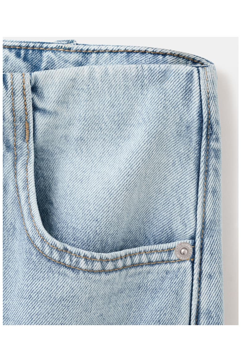 Seamed Balloon Jeans, Alternate, color, MEDIUM BLUE