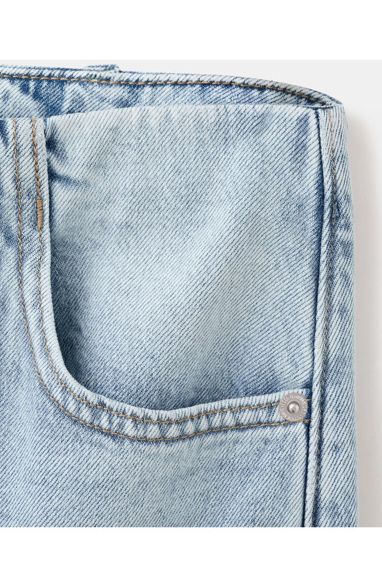 MANGO Seamed Balloon Jeans, Alternate, color, Medium Blue