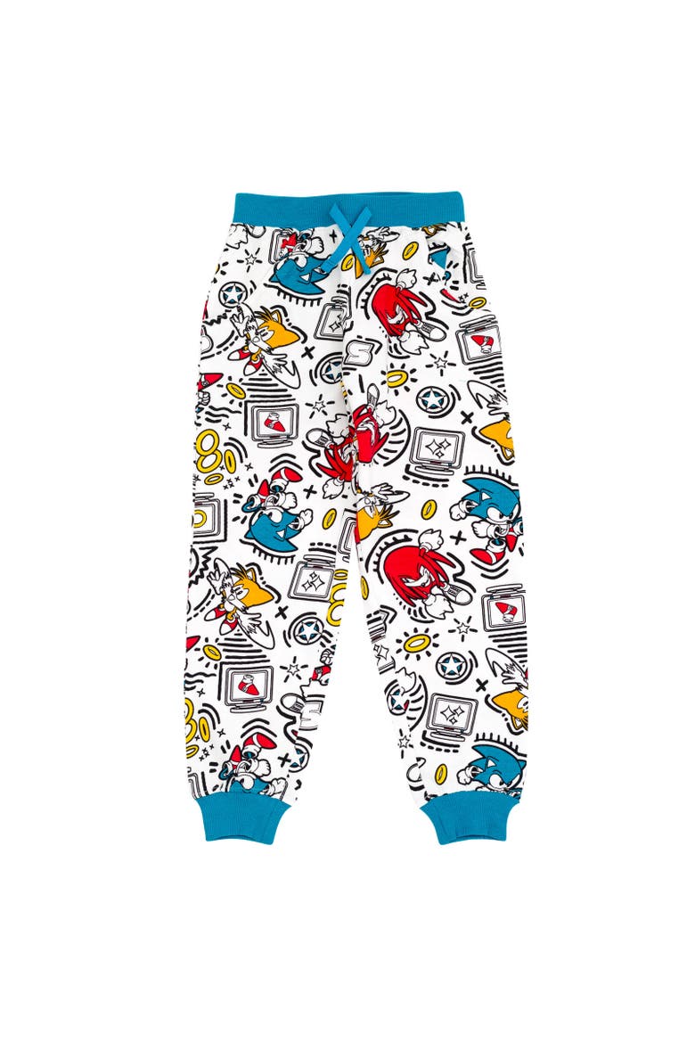 Sonic the Hedgehog French Terry Sweatshirt & Pants Set, Alternate, color, White