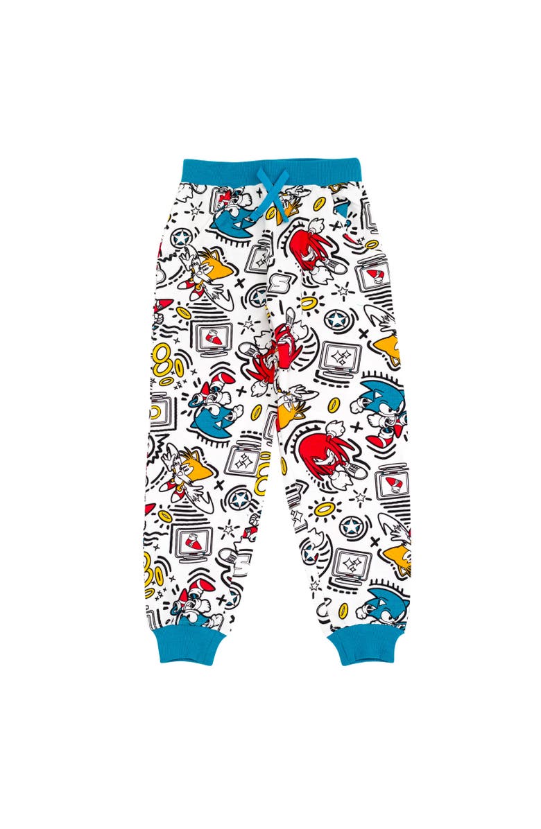 SEGA Sonic the Hedgehog French Terry Sweatshirt & Pants Set, Alternate, color, White