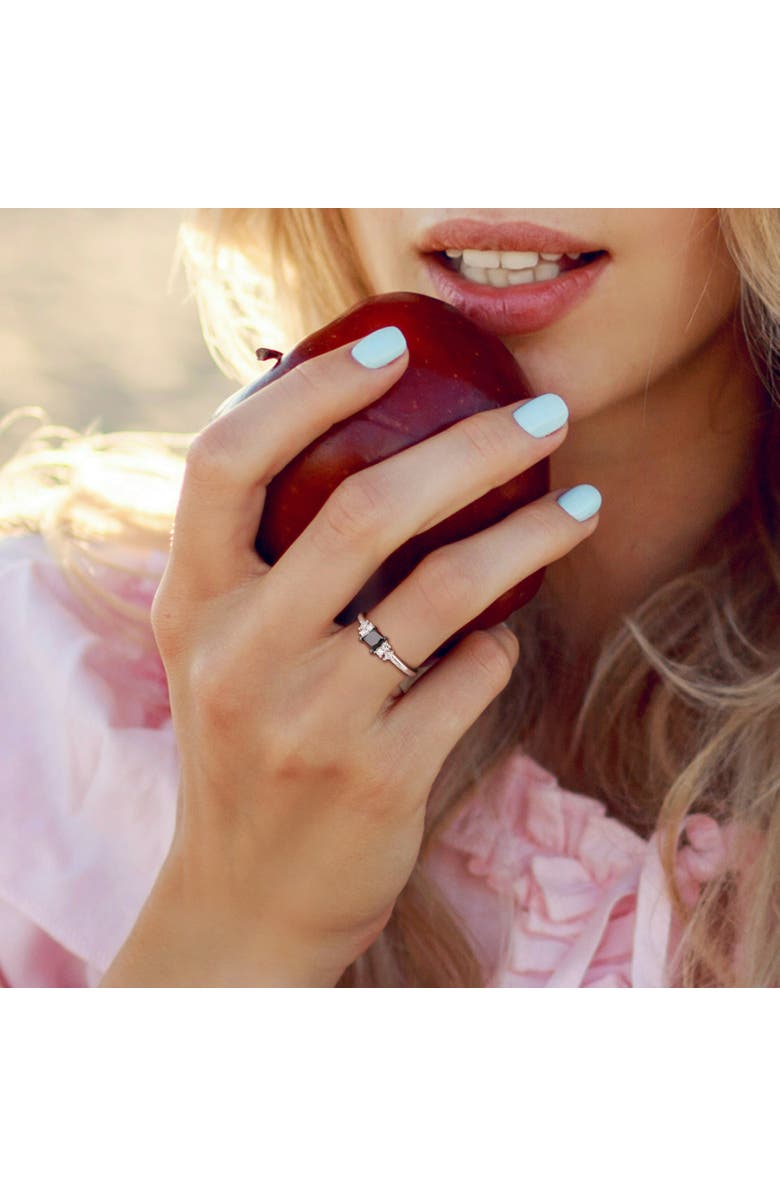 Julianna B. Black & White Diamond Princess-Cut Seven-Stone Ring 14k, Alternate, color, 14K White Gold