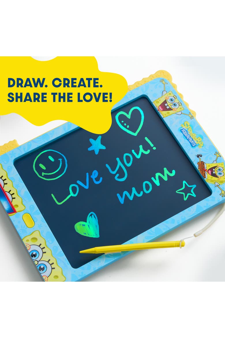 Spongebob Lcd Doodle Writing Tablet, Alternate, color, Blue