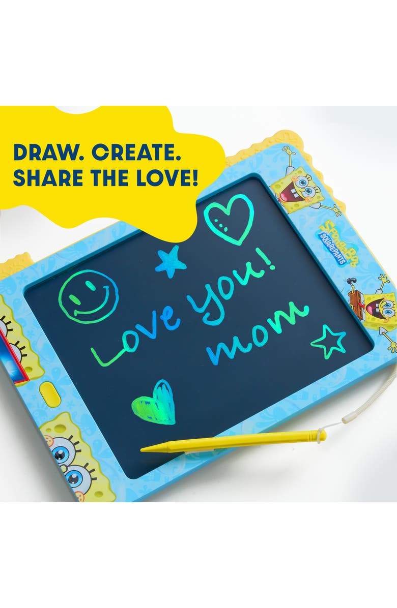 JitteryGit Spongebob Lcd Doodle Writing Tablet, Alternate, color, Blue