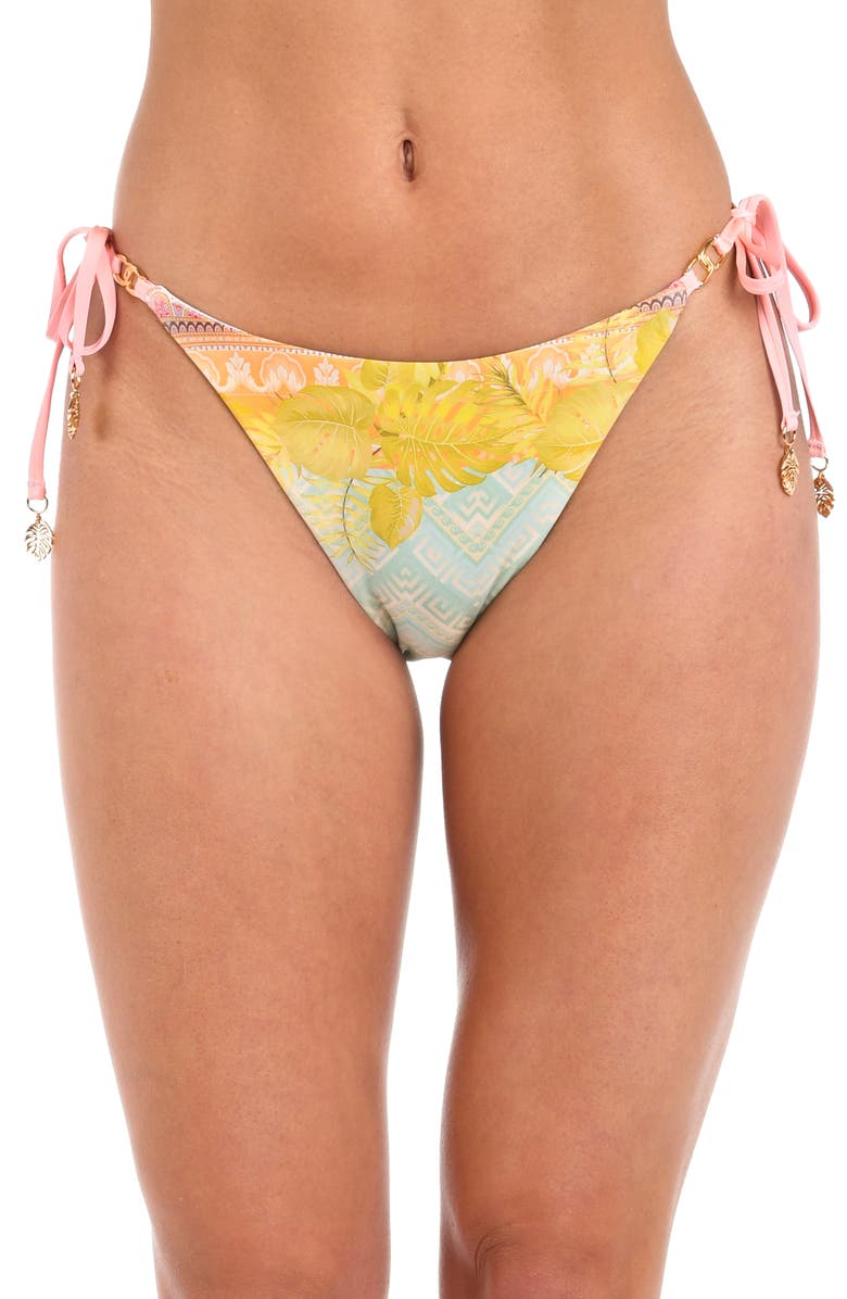 Sunshine 79 Dreamland String Bikini Bottoms, Main, color, Beige Multi