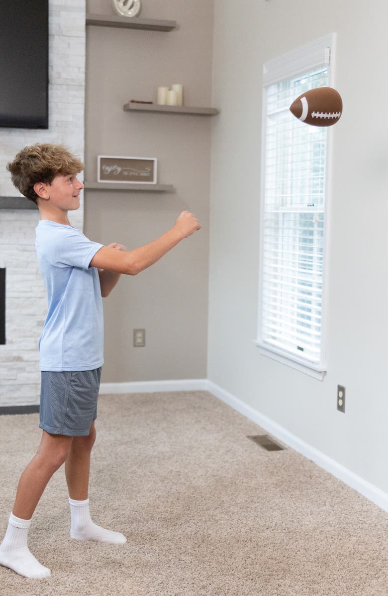 SNUGGIE 9" Silent Football, Alternate, color, Brown