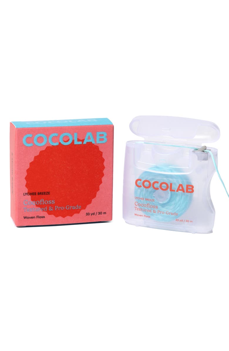 COCOLAB Cocofloss Refillable Lychee Breeze Dental Floss, Main, color,