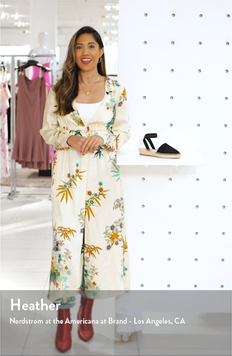Merlene Ankle Strap Espadrille, sales video thumbnail