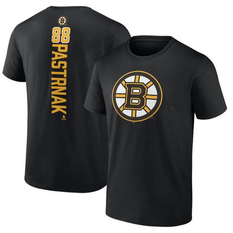 Men's Fanatics Branded David Pastrnak Black Boston Bruins Playmaker T-Shirt