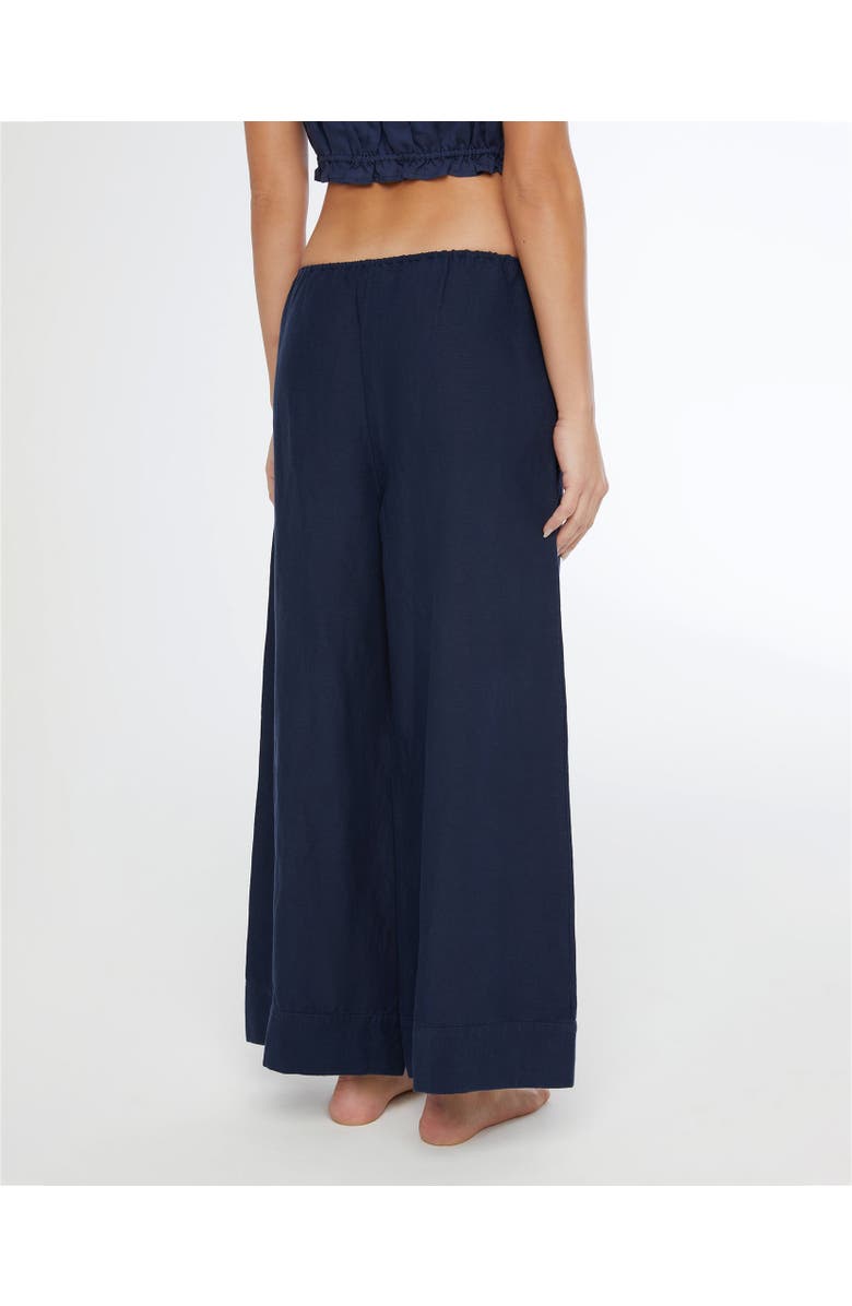 Onia Air Linen Wide Leg Drawstring Pant, Alternate, color, 