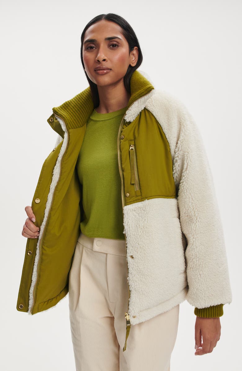 Varley Glover Packable Reversible Jacket, Alternate, color, Birch / Bright Moss