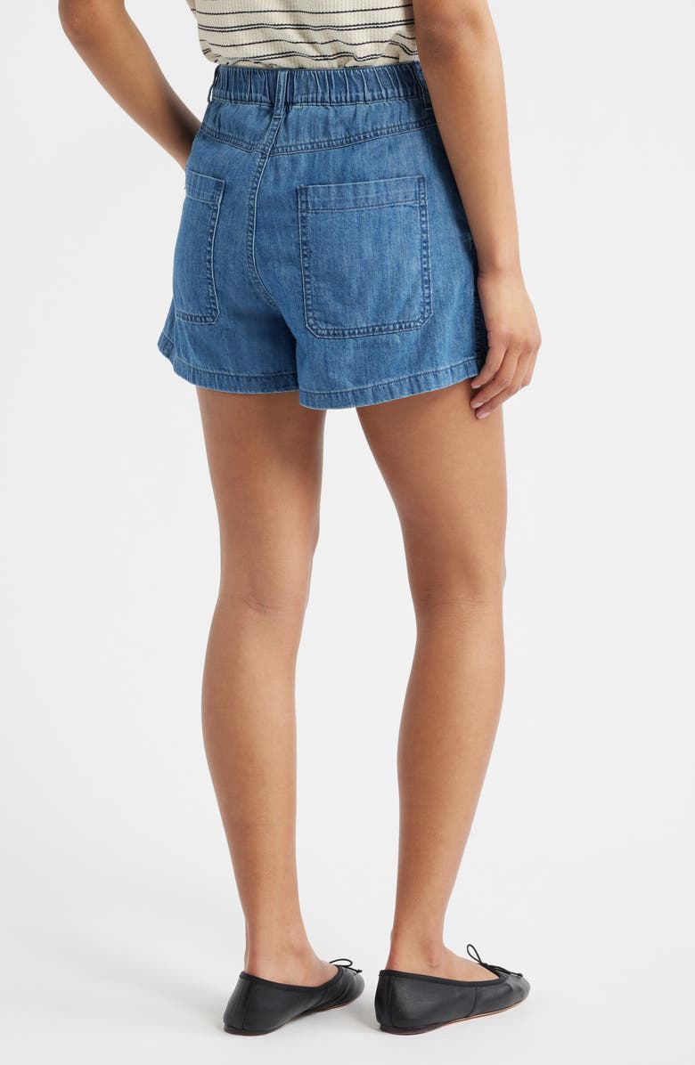 Madewell Zoe High Waist Shorts, Alternate, color, Ullman Wash