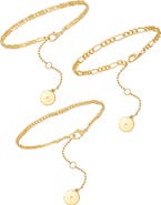 Vince Camuto Set of 3 Chain Bracelets