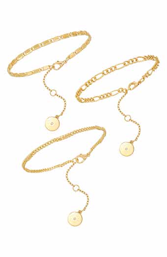 Vince Camuto Set of 3 Chain Bracelets