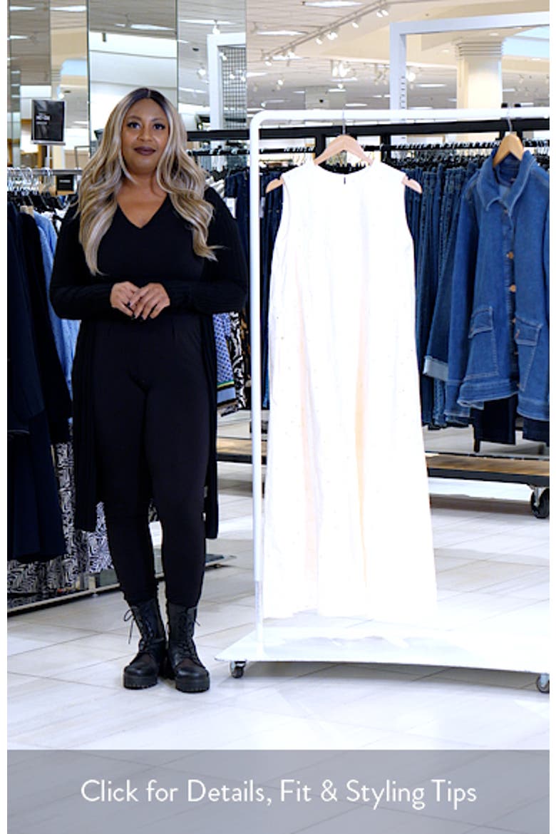 Alvariinsa Unikko Cotton Eyelet Maxi Dress video