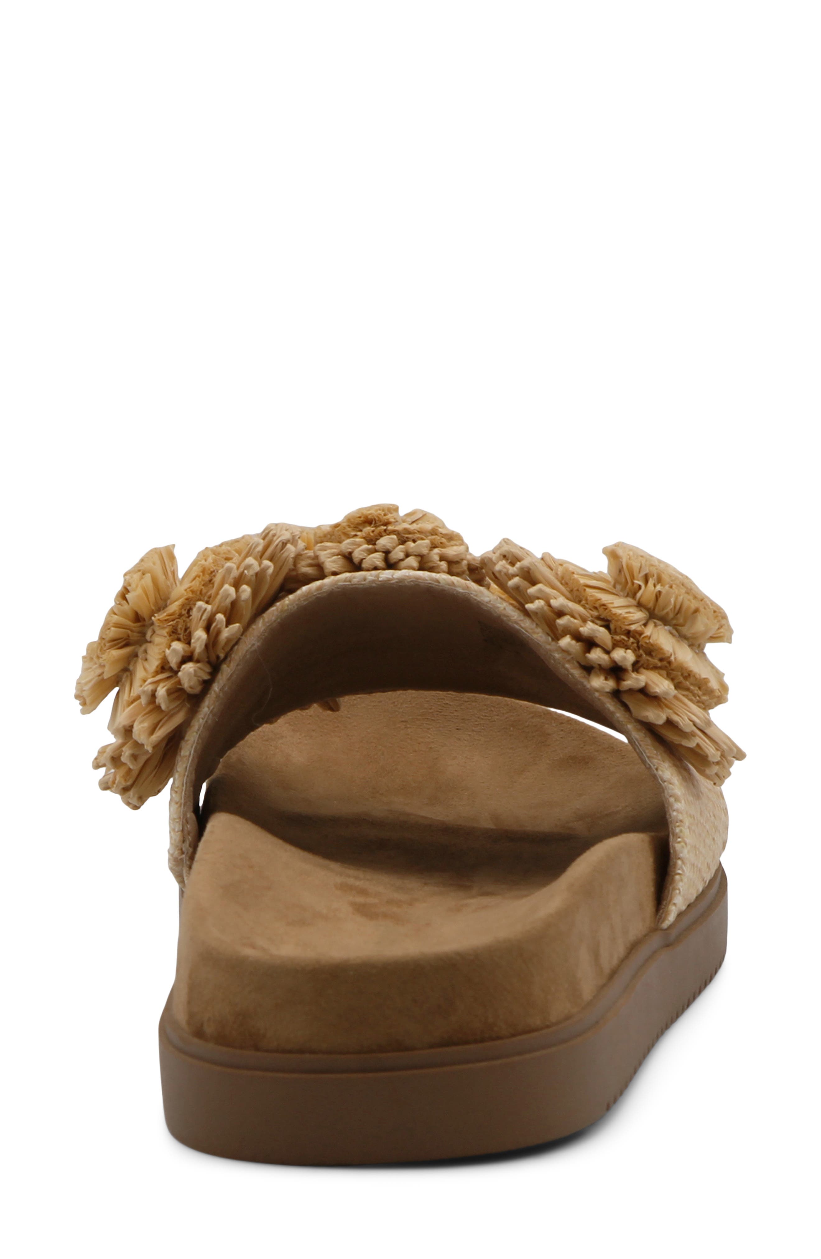 Charles David Palms Platform Slide Sandal, Alternate, color, Natural