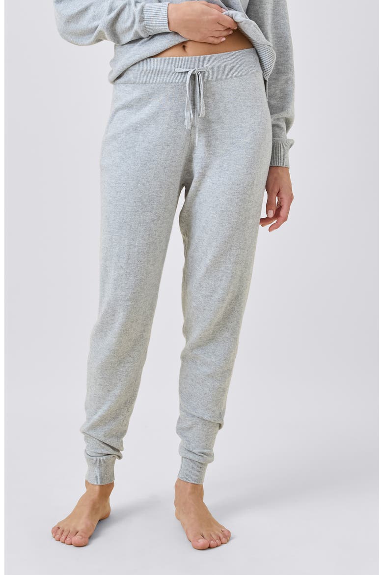 Cotton & Cashmere Pajama Joggers, Main, color, GREY