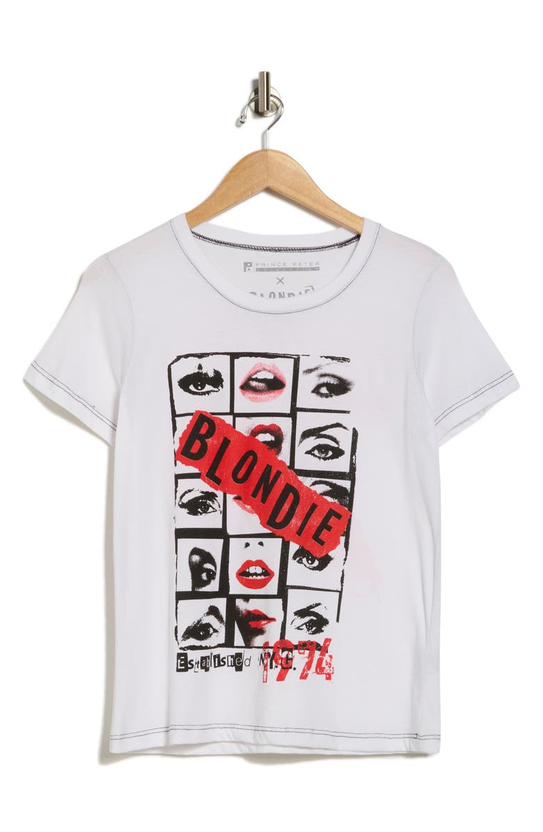 Prince Peter Blondie '74 Graphic T-Shirt, Alternate, color, White
