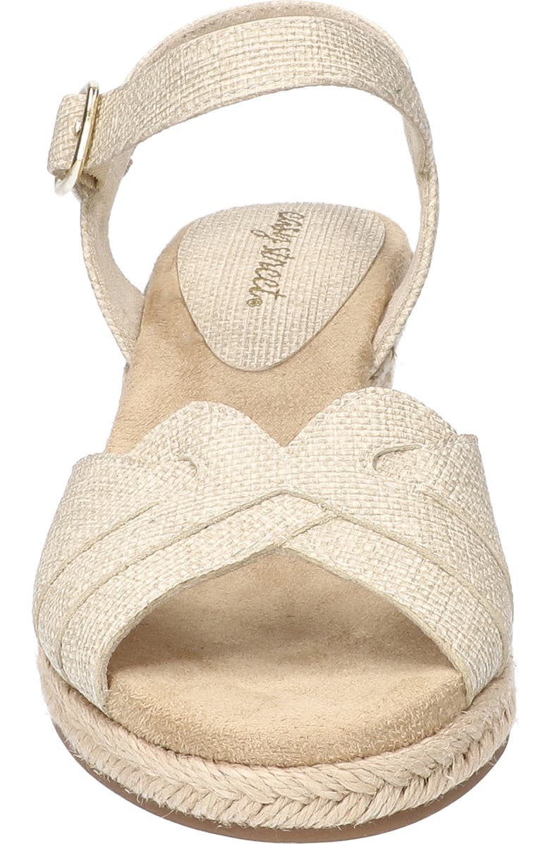 EASY STREET Miramar Ankle Strap Wedge Sandal, Alternate, color, Natural