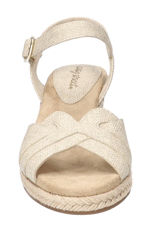 EASY STREET EASY STREET MIRAMAR ANKLE STRAP WEDGE SANDAL
