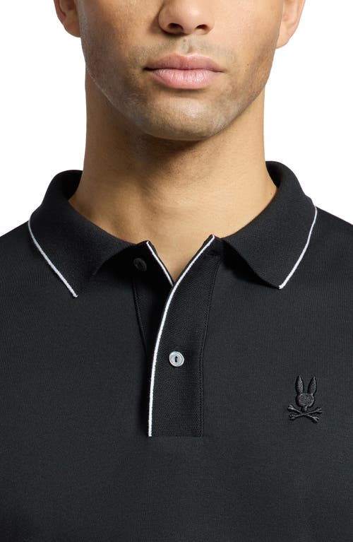 Psycho Bunny Bryce Performance Polo In Black