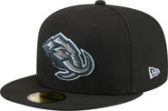 New Era Men's New Era Black Utah Mammoth Color Pop 59FIFTY Fitted Hat
