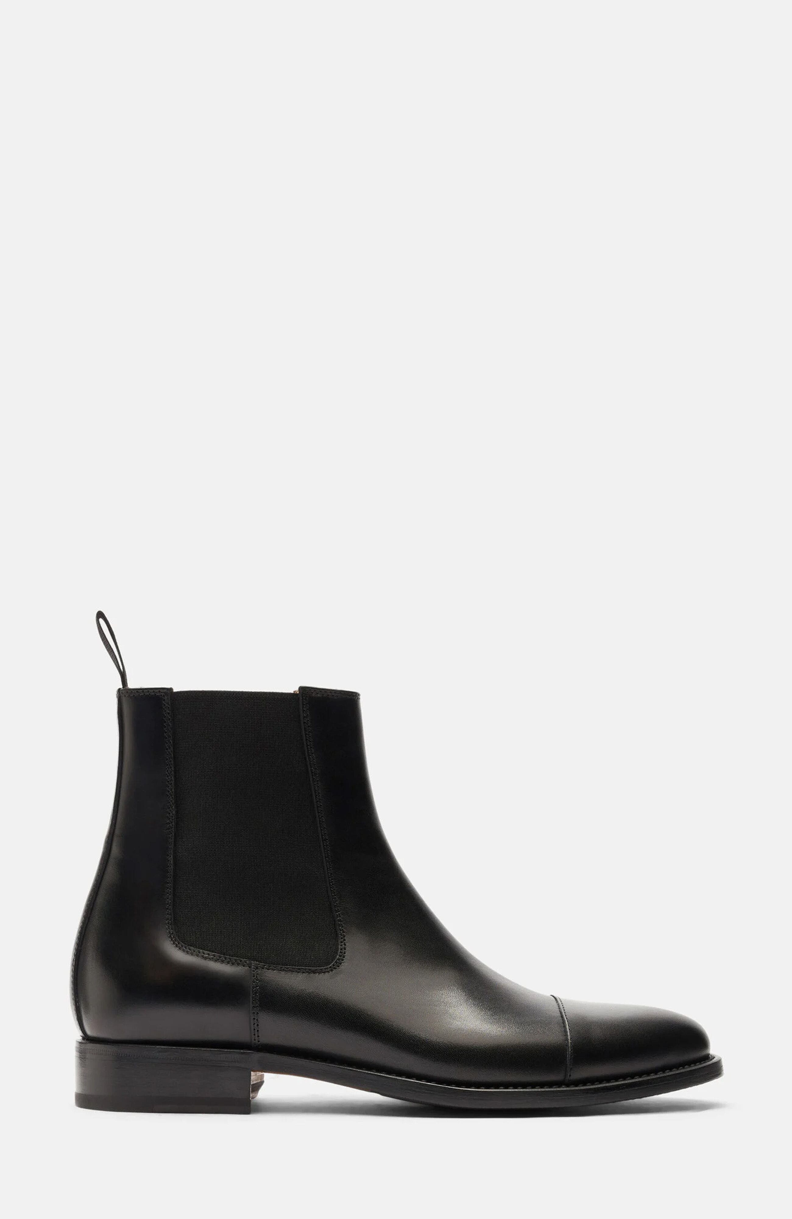 SCAROSSO Michelangelo Chelsea Boots, Alternate, color, Black Calf