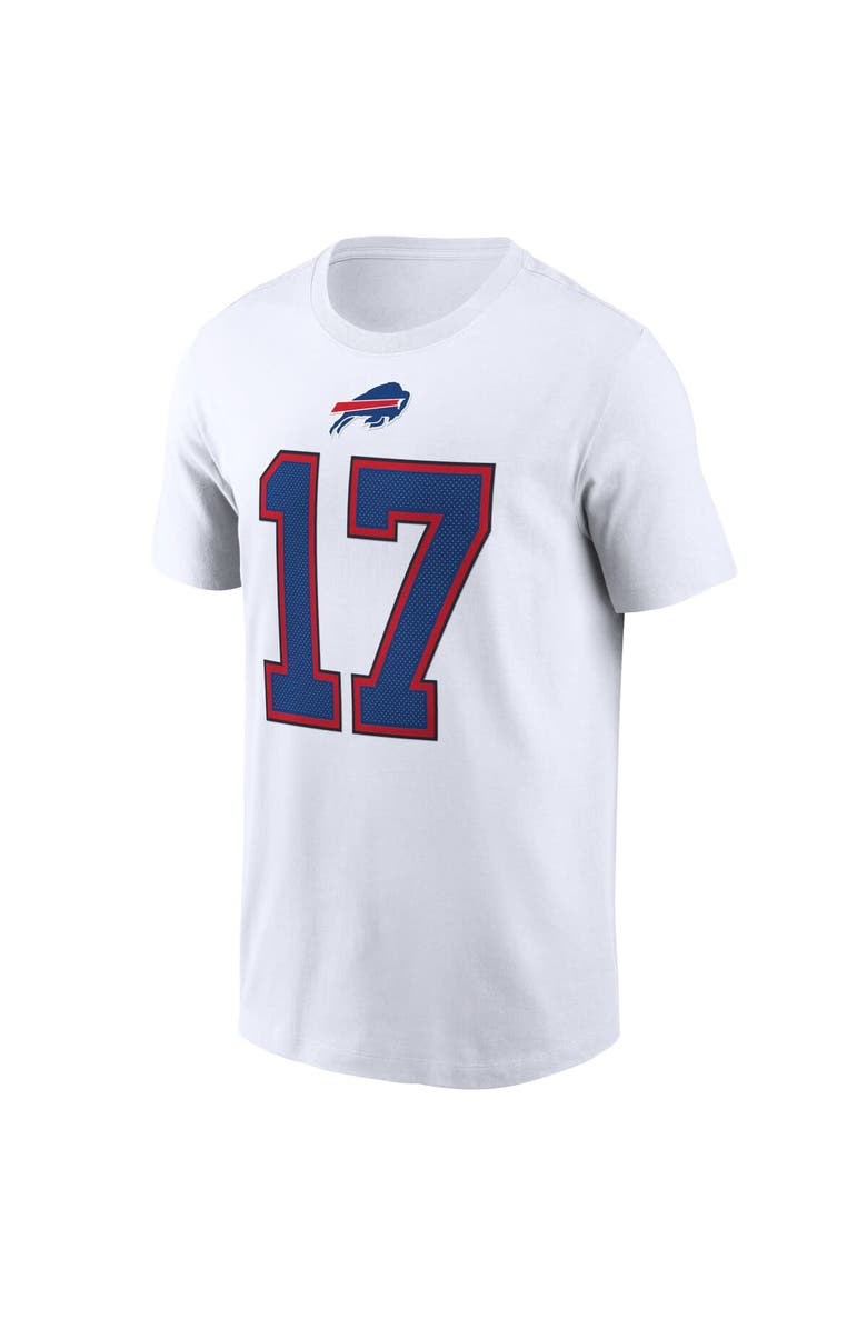 Nike Men's Nike Josh Allen White Buffalo Bills Name & Number T-Shirt, Alternate, color, 